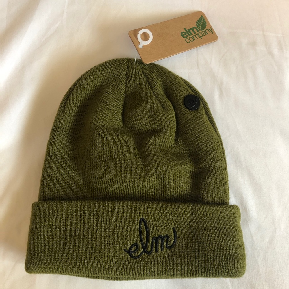 New Olive/Green ELM Beanie